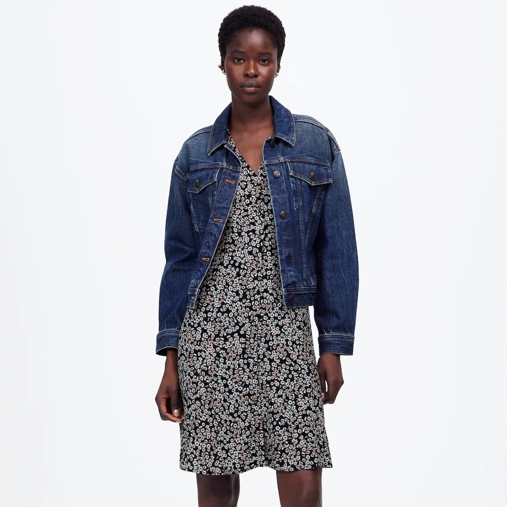 🆕 Madewell flutter-sleeve mini dress